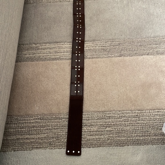 Michael Kors leather and suede patchwork belt - Picture 4 of 13